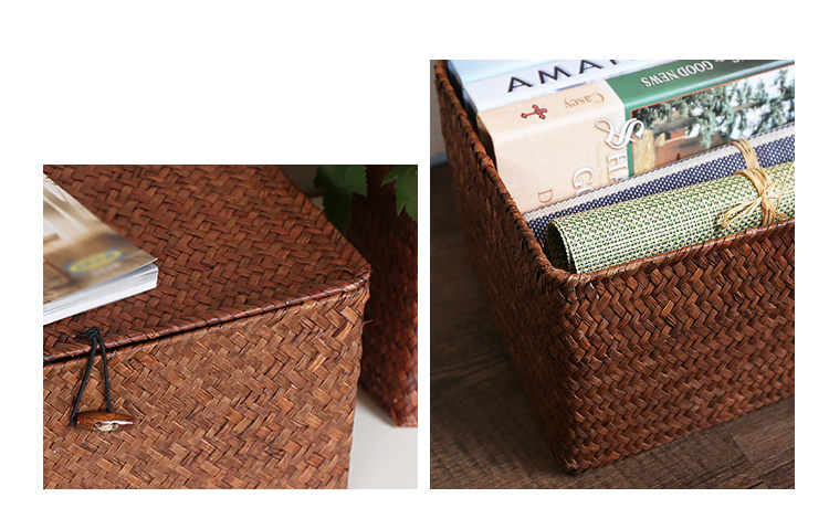 Manual Woven Storage Basket for Gardening
